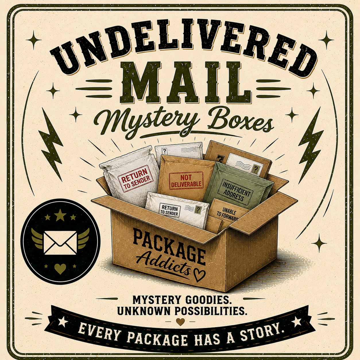 Undelivered Mail Mystery Box